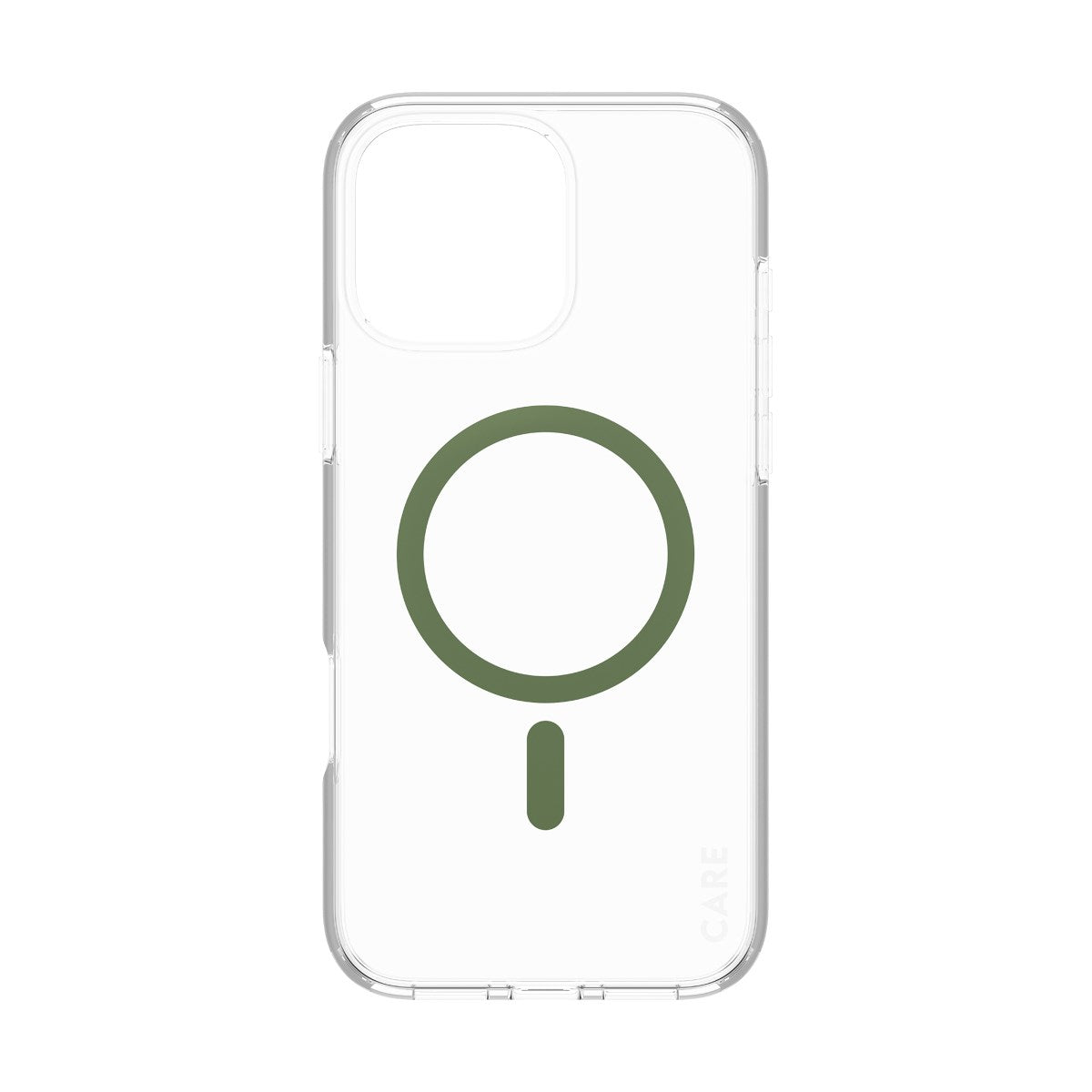 CARE by PanzerGlass® Flagship Case Transparent Urban Combat m. Grün MagSafe iPhone 16 Pro Max